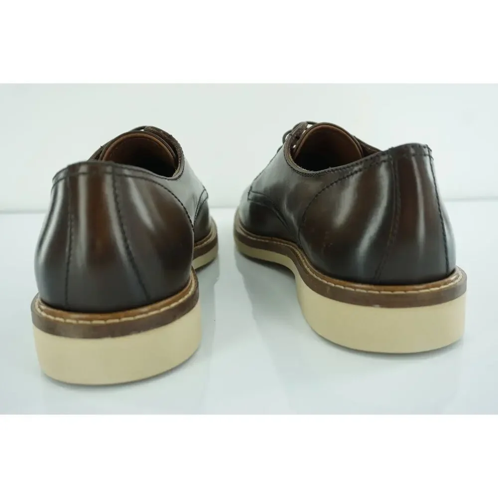To Boot New York Marseille Plain Toe Derby Oxford Shoe Sz 8.5 Lace Up $375 Brown